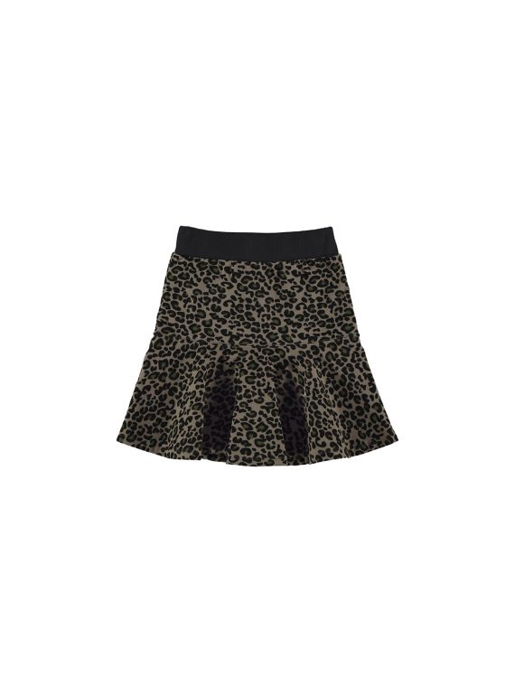 ANIMAL RUFFLE SKIRT