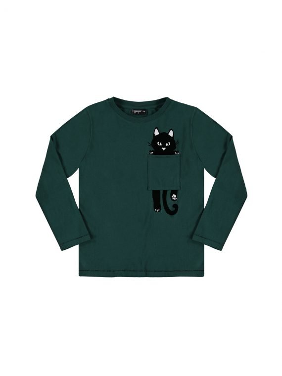 CAT POCKET TEE