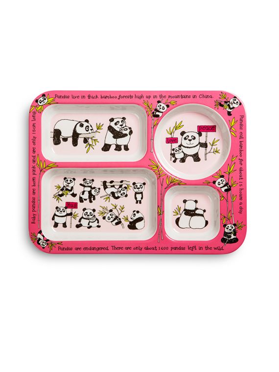 pandas compartment tray