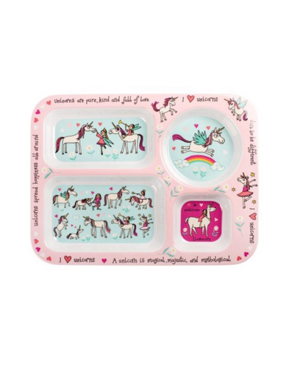 unicorns compartment tray