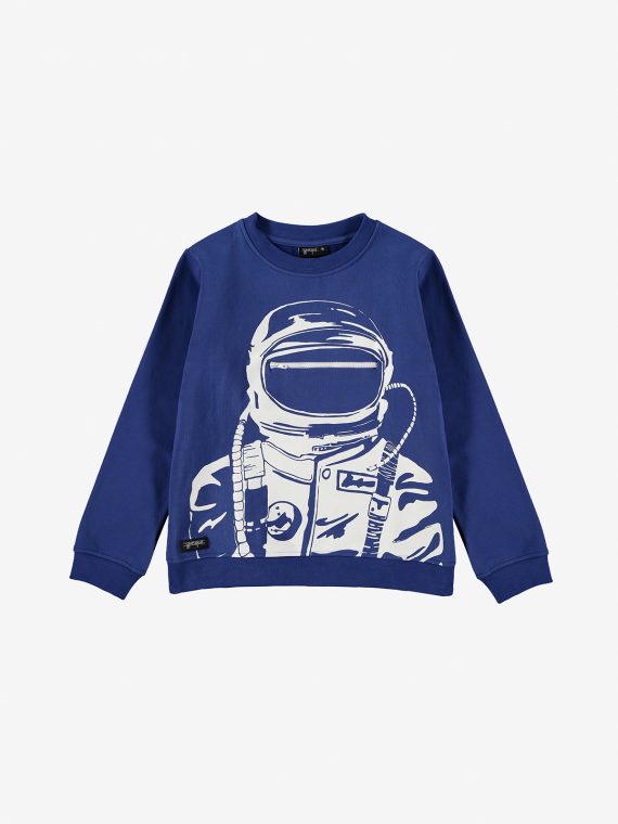 FW220058-ASTRONAUT ZIPPER SWEAT