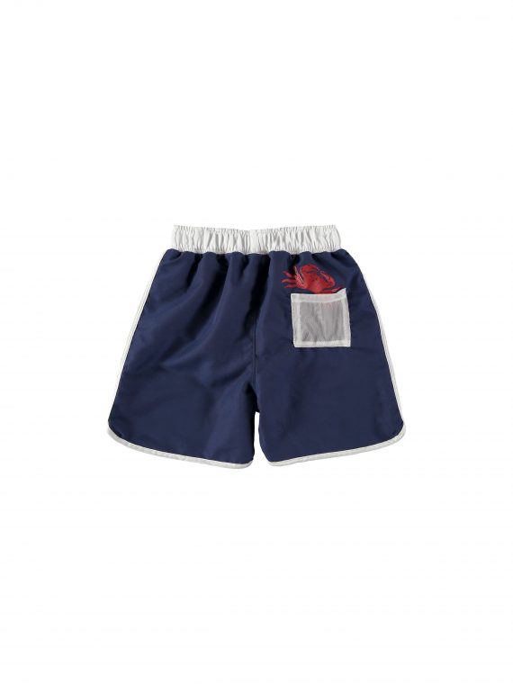 SS230090-CRAB RETRO SWIMSHORT BACK