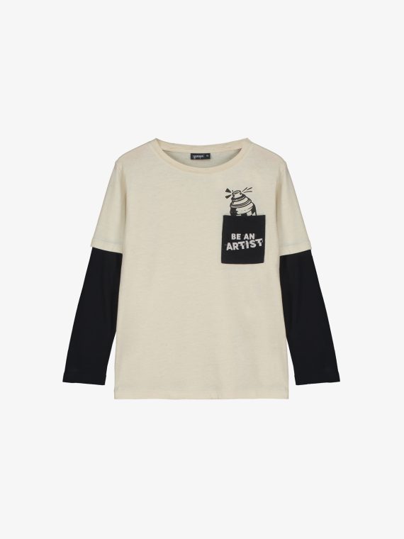FW230025-GRAFFITI POCKET TEE