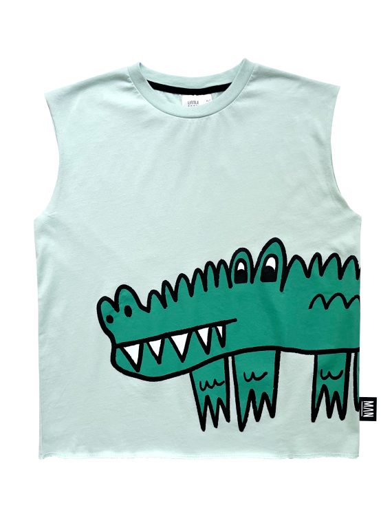 Little Man Happy SPF024 PARADISE IS VERY NICE #crocodiletank_front_300dpi_2500x2500px