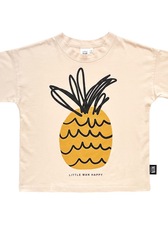 Little Man Happy SPF024 PARADISE IS VERY NICE #pineappleboxytshirt_front_300dpi_2500x2500px